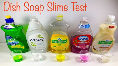 can dish soap activate slime